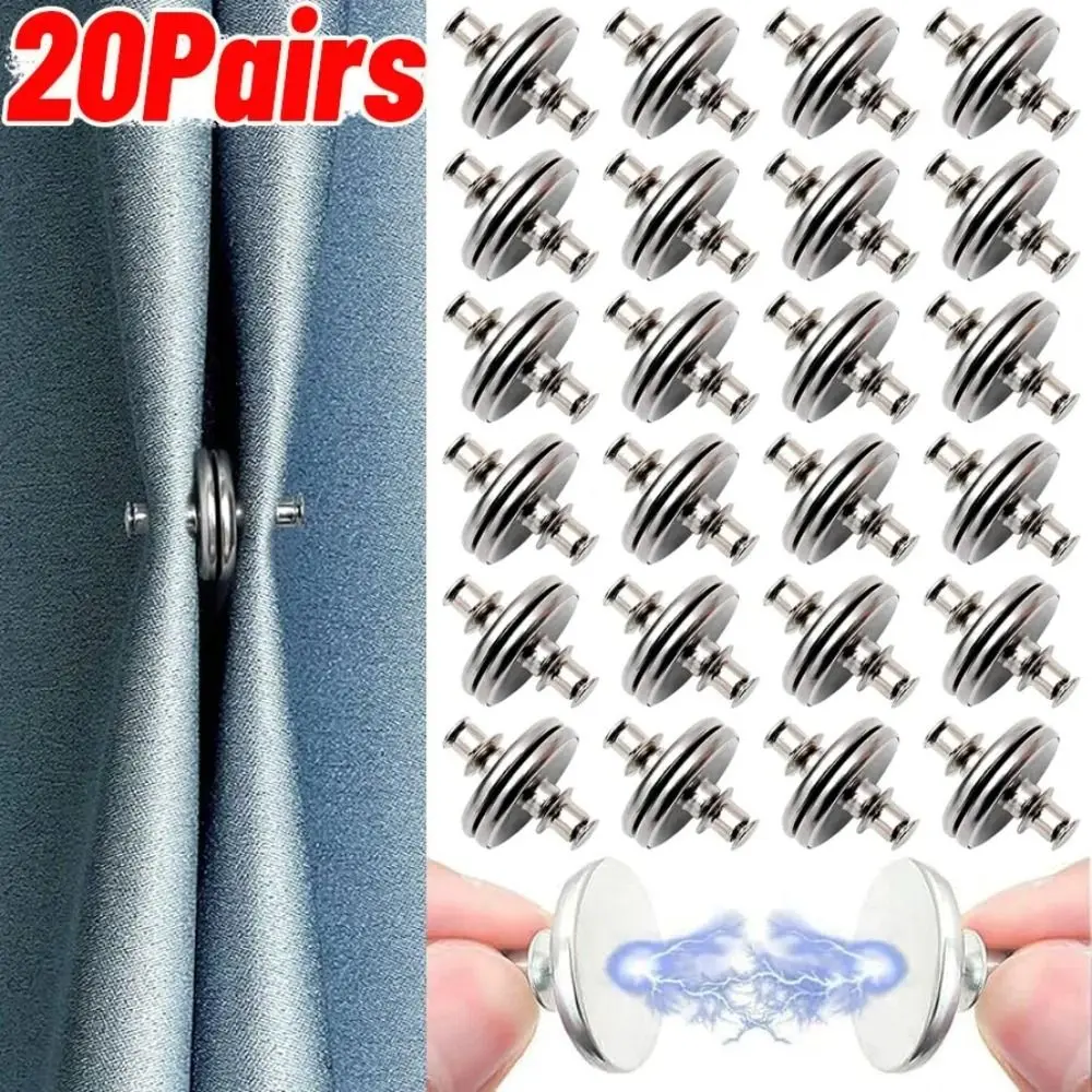 Metal Material Magnetic Curtain Button Holder Adjustment Function Lightproof Design Magnetic Curtain Buckle Detachable Feature
Metal Material Magnetic Curtain Button Holder Adjustment Function Lightproof Design Magnetic Curtain Buckle Detachable Feature