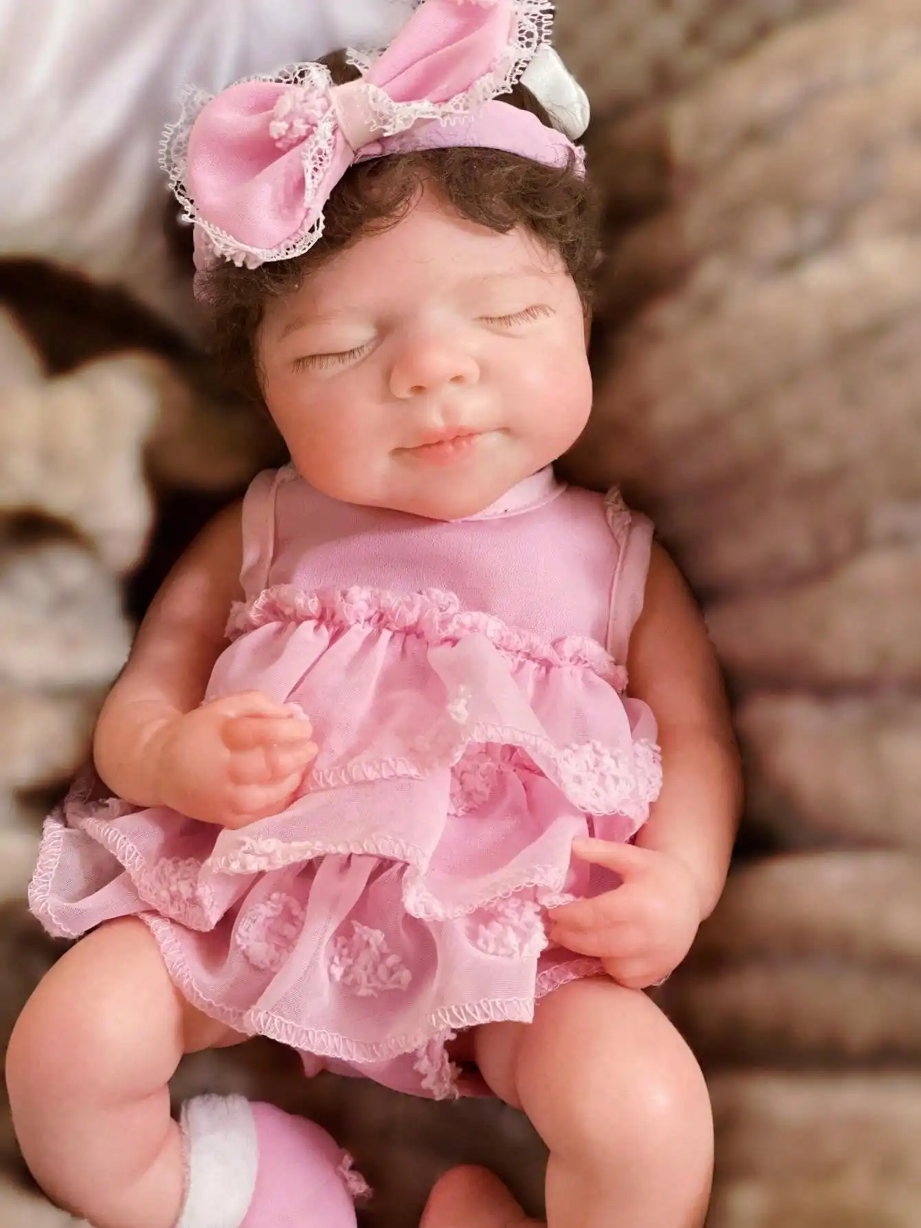 Saskia 13-Inch Pascale Reborn Girl Doll | Openable Mouth | Full-Body Silicone | Art-Painted Lifelike Asleep Newborn Baby
Saskia 13-Inch Pascale Reborn Girl Doll | Openable Mouth | Full-Body Silicone | Art-Painted Lifelike Asleep Newborn Baby