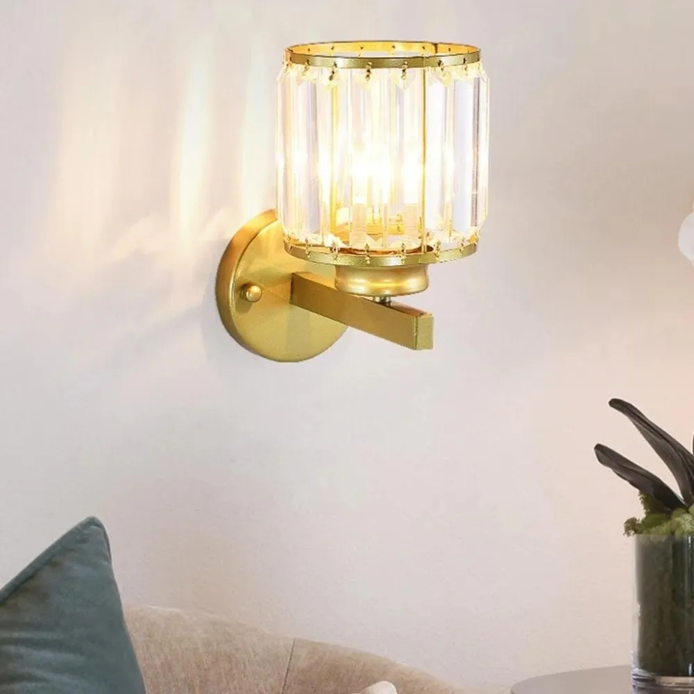 Light Luxury Crystal Wall Lamp 3 Colors Changing LED Lighting Night Light Wall Mounted Dimmable LED Wall Effect Light Home Decor
Light Luxury Crystal Wall Lamp 3 Colors Changing LED Lighting Night Light Wall Mounted Dimmable LED Wall Effect Light Home Decor