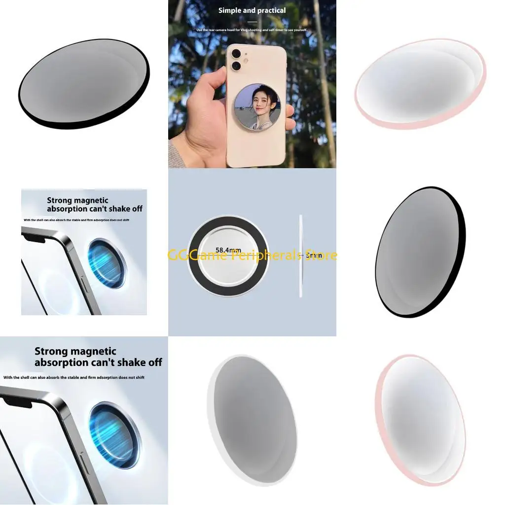 U55B Vlogging Video Selfie Mirror for Back Camera Convex Cellphone Mirror
U55B Vlogging Video Selfie Mirror for Back Camera Convex Cellphone Mirror