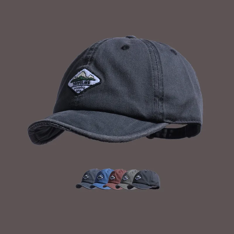 Men's and women's spring and autumn washed short-brimmed baseball caps men's summer thin soft-top short-brimmed caps
Men's and women's spring and autumn washed short-brimmed baseball caps men's summer thin soft-top short-brimmed caps