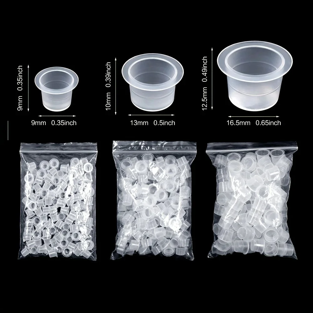 500PCS Clear Tattoo Ink Cups Plastic Pigment Cups for Permanent Makeup Disposable Tattoo Accessories
500PCS Clear Tattoo Ink Cups Plastic Pigment Cups for Permanent Makeup Disposable Tattoo Accessories