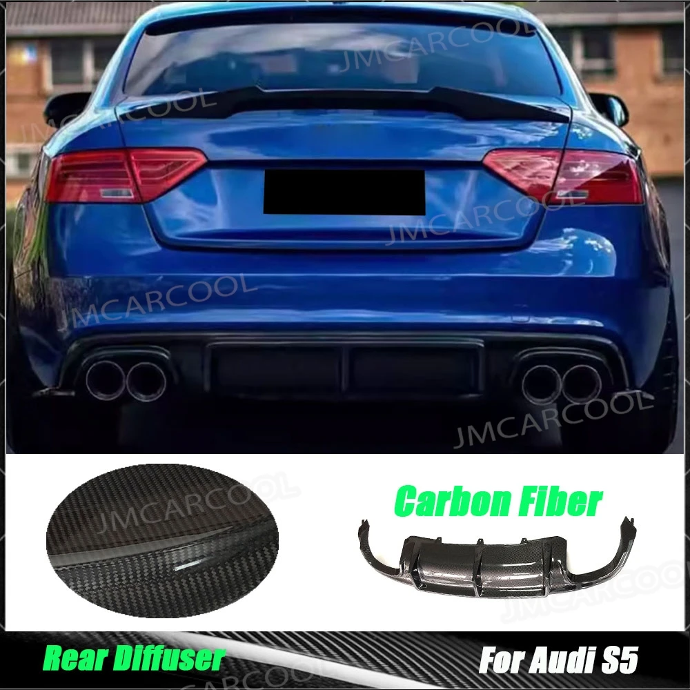 Carbon Fiber Rear Bumper Lip Diffuser Spoiler Body Kits For Audi A5 Sline S5 B8.5 Coupe Sedan 2012-2017
Carbon Fiber Rear Bumper Lip Diffuser Spoiler Body Kits For Audi A5 Sline S5 B8.5 Coupe Sedan 2012-2017