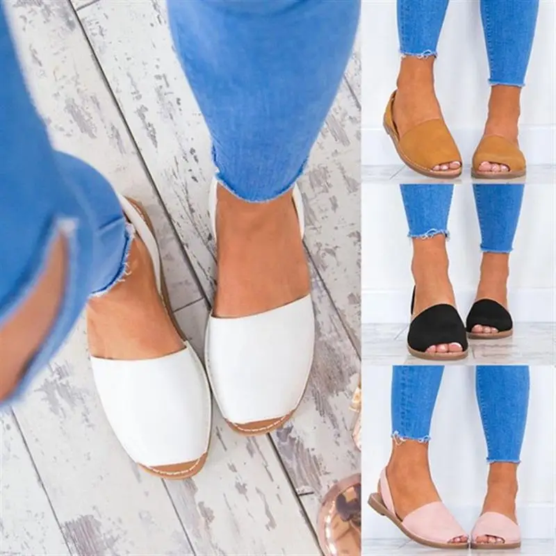 Summer Large Size Flat Women's Sandals Faionable Low Heel Flat oes Comfortable Ladies Slippers Soft Leather Upaded Version
Summer Large Size Flat Women's Sandals Faionable Low Heel Flat oes Comfortable Ladies Slippers Soft Leather Upaded Version