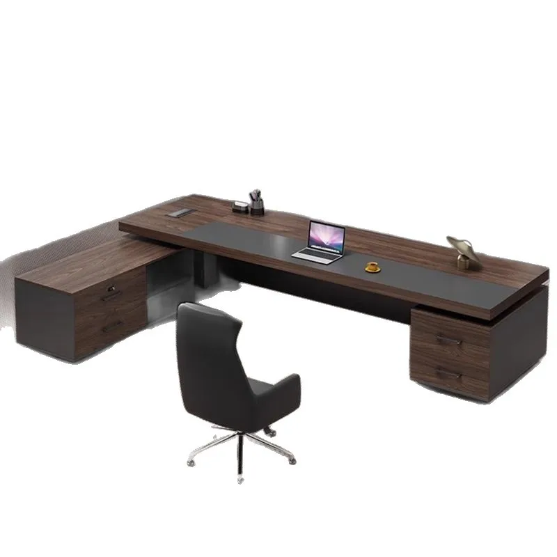 Boss table President Simple modern single manager supervisor Large class boss Office desk and chair combination
Boss table President Simple modern single manager supervisor Large class boss Office desk and chair combination