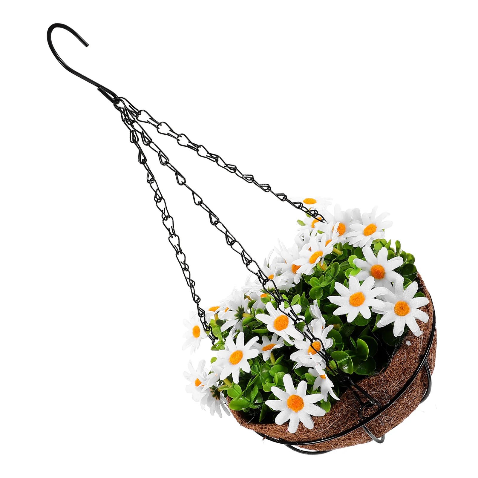 Artificial Hanging Flower Basket Coconut Lined Planter Chain Decor Wall Mounted Spring Home Garden Fake Flowers Planters
Artificial Hanging Flower Basket Coconut Lined Planter Chain Decor Wall Mounted Spring Home Garden Fake Flowers Planters