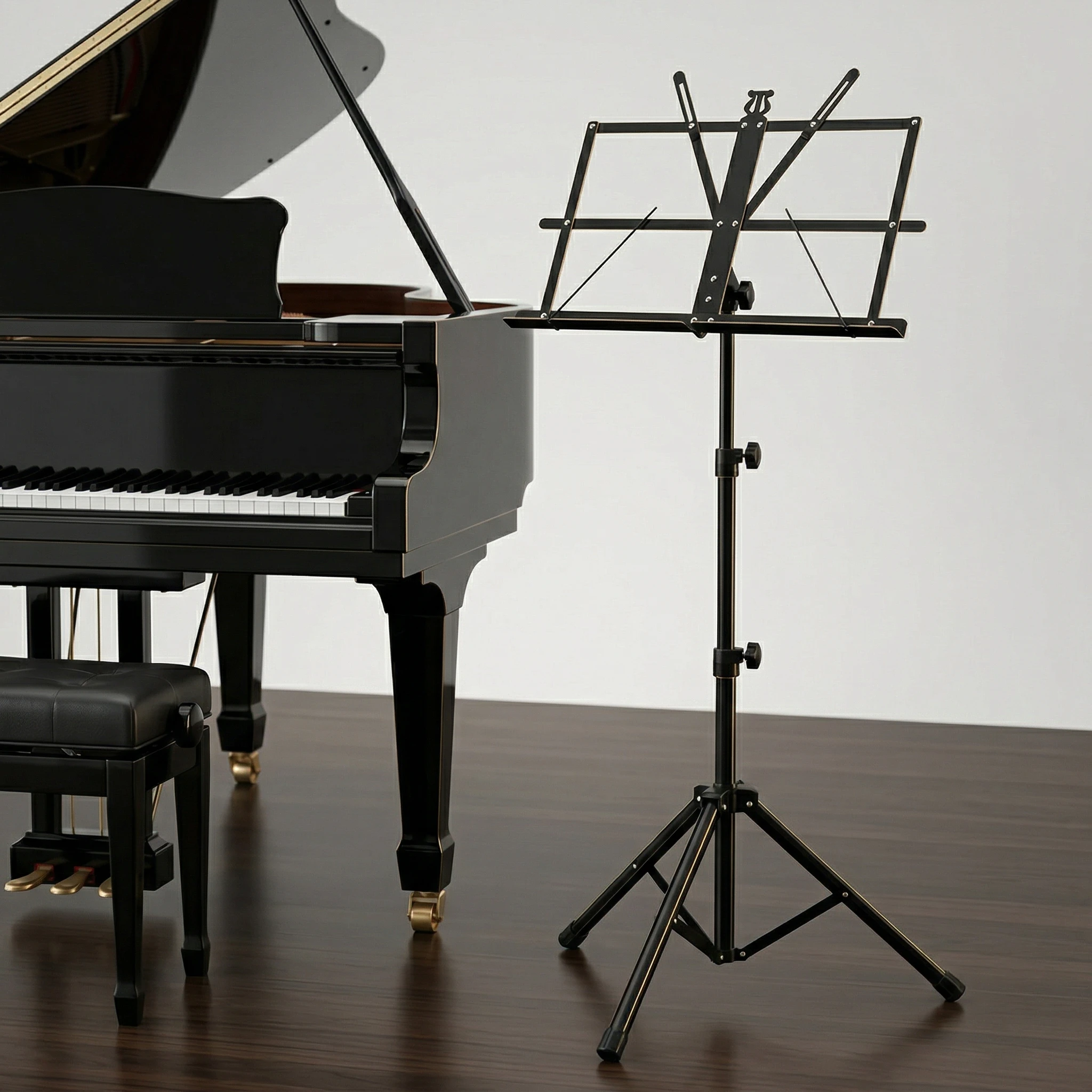 Miwayer Collapsible Music Stand Adjustable Height Portable Sheet Music Stand with Carrying Bag for Piano Guitar Violin Singer
Miwayer Collapsible Music Stand Adjustable Height Portable Sheet Music Stand with Carrying Bag for Piano Guitar Violin Singer