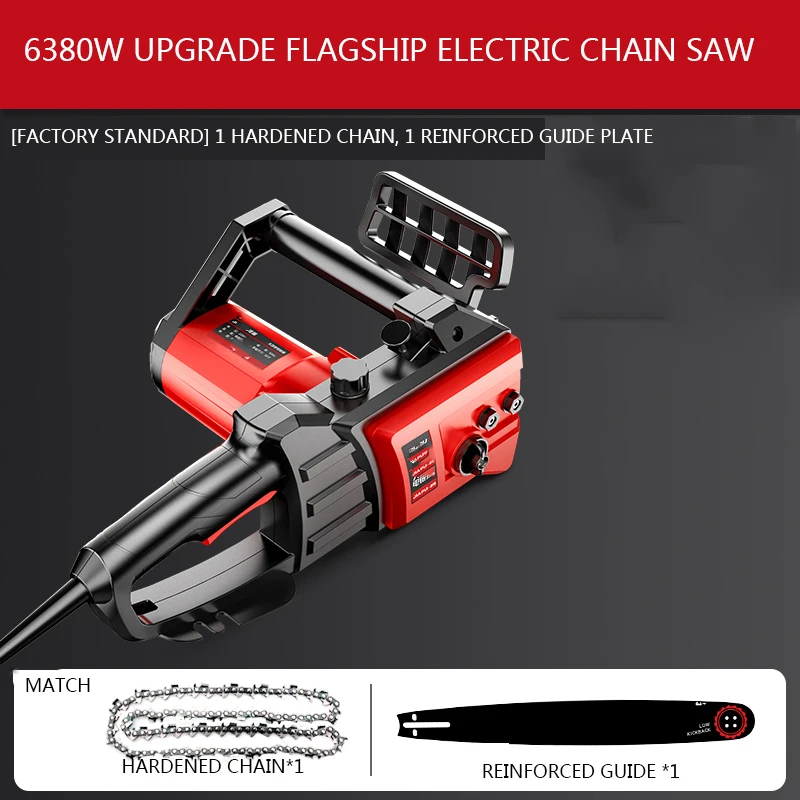 AC 220V Portable Electric Hand Saw,Woodworking Chain Cutter for Logging,Power Tool for Garden Tree Trimming
AC 220V Portable Electric Hand Saw,Woodworking Chain Cutter for Logging,Power Tool for Garden Tree Trimming