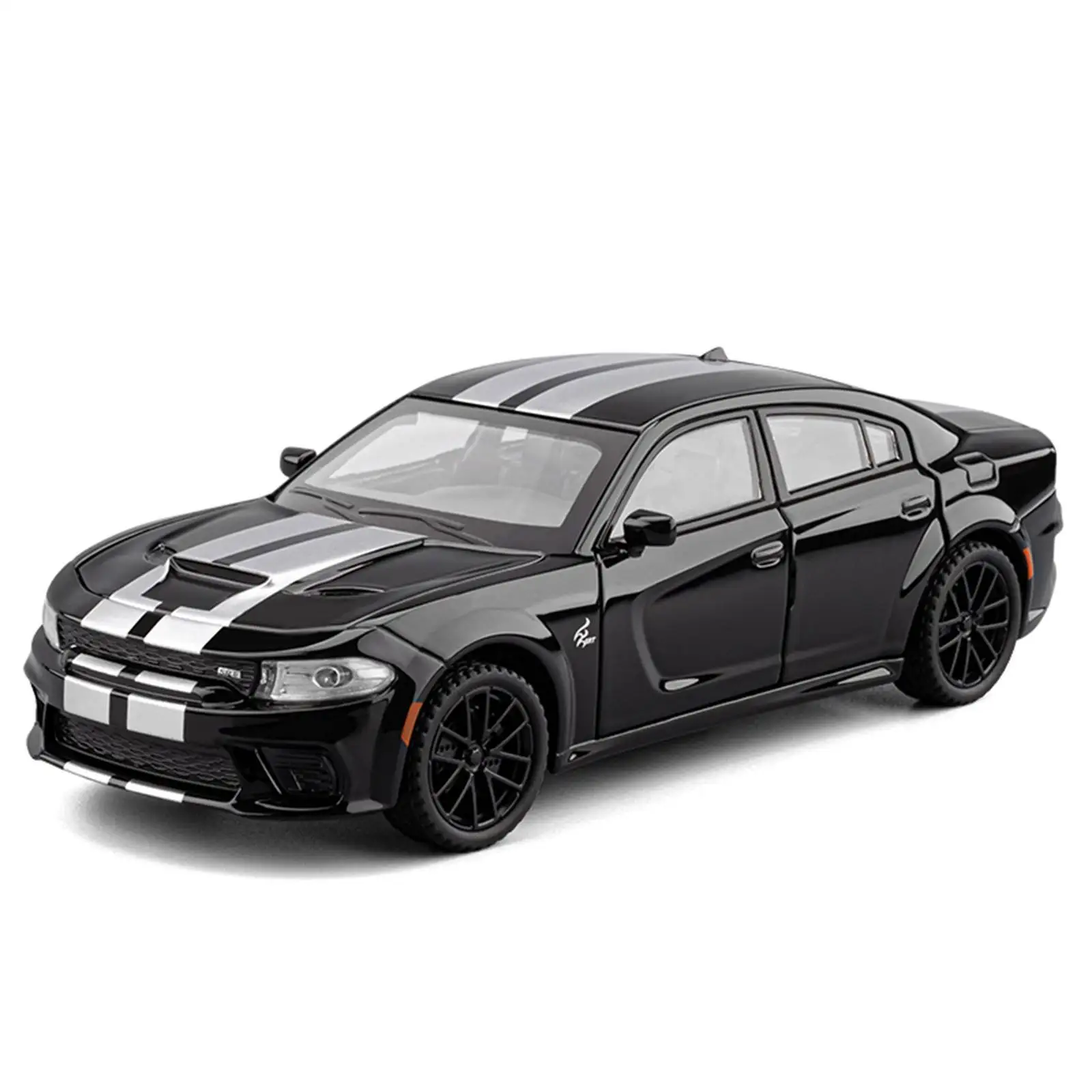 Металлическая литая модель автомобиля Charger SRT Super Sports Car в масштабе 1:32 со звуком и светом, откатным механизмом, для гоночных игр и декорации
Металлическая литая модель автомобиля Charger SRT Super Sports Car в масштабе 1:32 со звуком и светом, откатным механизмом, для гоночных игр и декорации