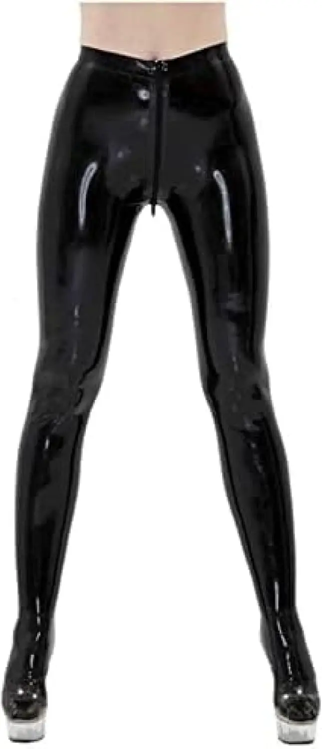 Latex Leggings Women Rubber Trousers Crotch Zip
Latex Leggings Women Rubber Trousers Crotch Zip