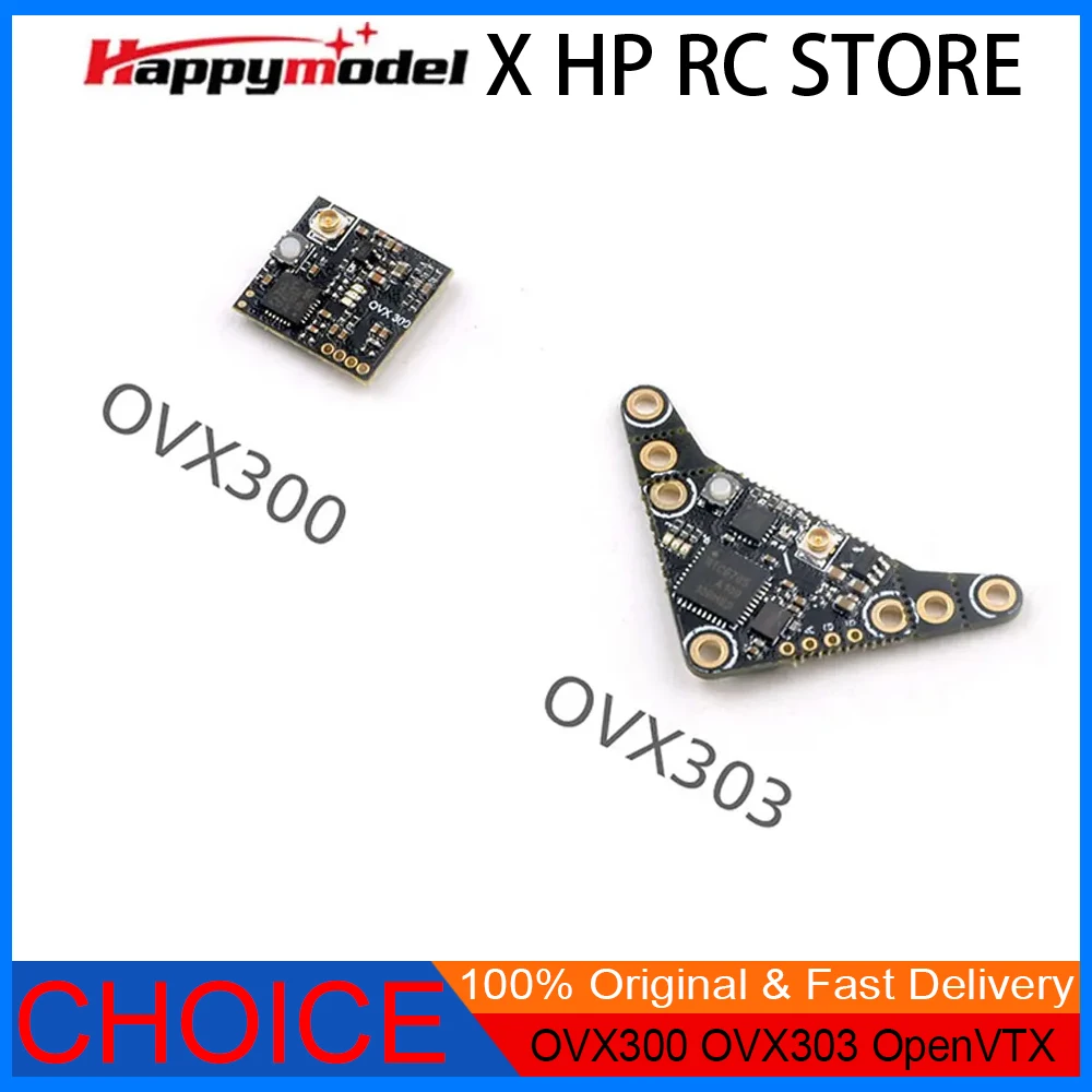 HappyModel OVX300 OVX303 5.8G 40CH 300mW Adjustable OpenVTX Video Micro Transmitter for RC FPV Tinywhoop Nano Micro Long Range
HappyModel OVX300 OVX303 5.8G 40CH 300mW Adjustable OpenVTX Video Micro Transmitter for RC FPV Tinywhoop Nano Micro Long Range