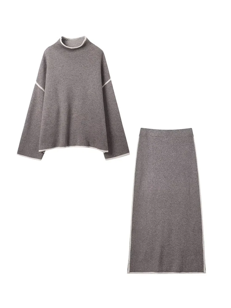 HH Women Winter Knitted 2-piece Set Round Neck Knitted Pullover Top+High Street Casual Thickened Warm Wool Knitted A-line Skirt
HH Women Winter Knitted 2-piece Set Round Neck Knitted Pullover Top+High Street Casual Thickened Warm Wool Knitted A-line Skirt
