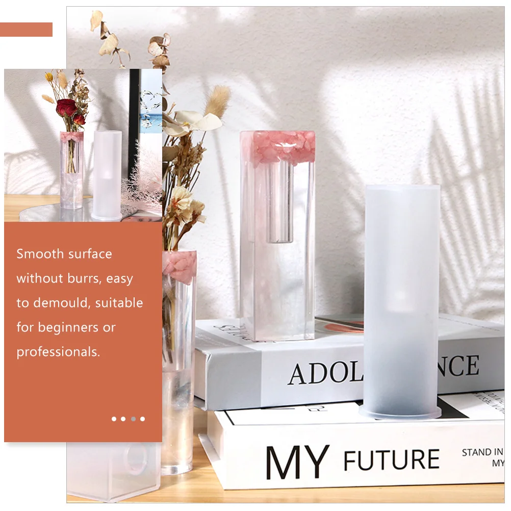 Silicone Cylinder Flower Vase Crystal Epoxy Diy Resin Easy Release Smooth Lightweight Portable Vase Container Making Mold For
Silicone Cylinder Flower Vase Crystal Epoxy Diy Resin Easy Release Smooth Lightweight Portable Vase Container Making Mold For