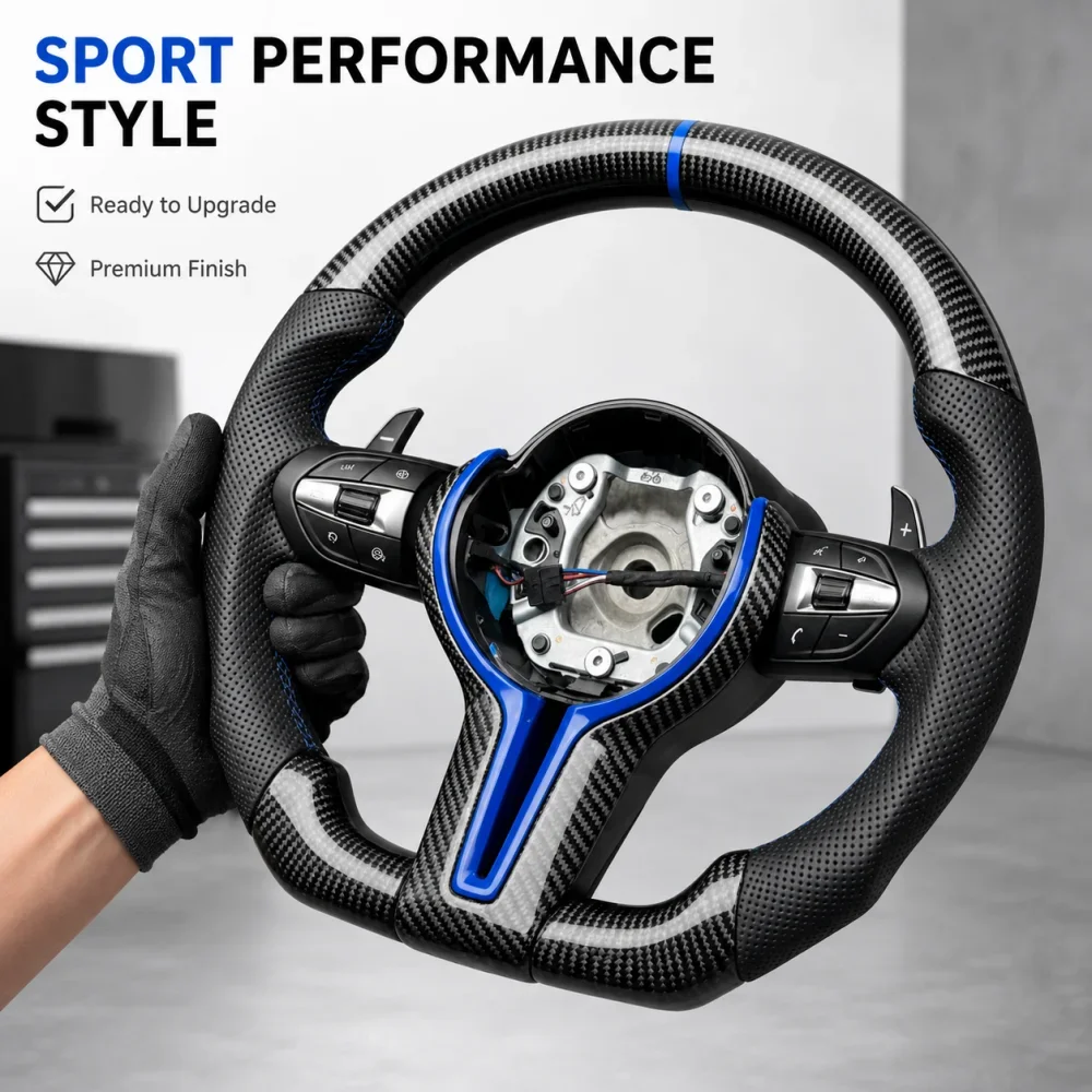 Upgrade Carbon Fiber For BMW M Sport F01 F06 F10 F11 F12 F20 F21 F22 F25 F26 F30 F31 F32 F33 F34 F36 F80 F82 F90 Steering Wheel
Upgrade Carbon Fiber For BMW M Sport F01 F06 F10 F11 F12 F20 F21 F22 F25 F26 F30 F31 F32 F33 F34 F36 F80 F82 F90 Steering Wheel