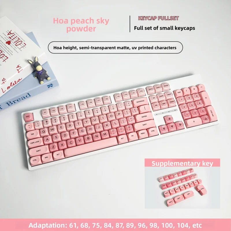 Taoyao Pink/Foundation Liquid Mechanical Keyboard KeycapsHOAHighly translucent, high appearance value, round and cute keycaps
Taoyao Pink/Foundation Liquid Mechanical Keyboard KeycapsHOAHighly translucent, high appearance value, round and cute keycaps