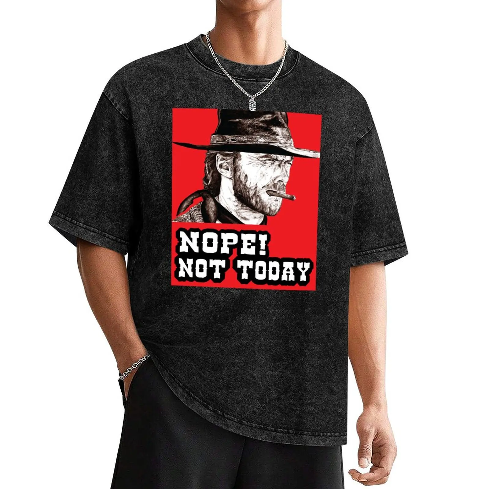 Nope, Not Today Clint Eastwood Illustration T-Shirt Louboutins fashion shirts fruit of the loom mens t shirts
Nope, Not Today Clint Eastwood Illustration T-Shirt Louboutins fashion shirts fruit of the loom mens t shirts