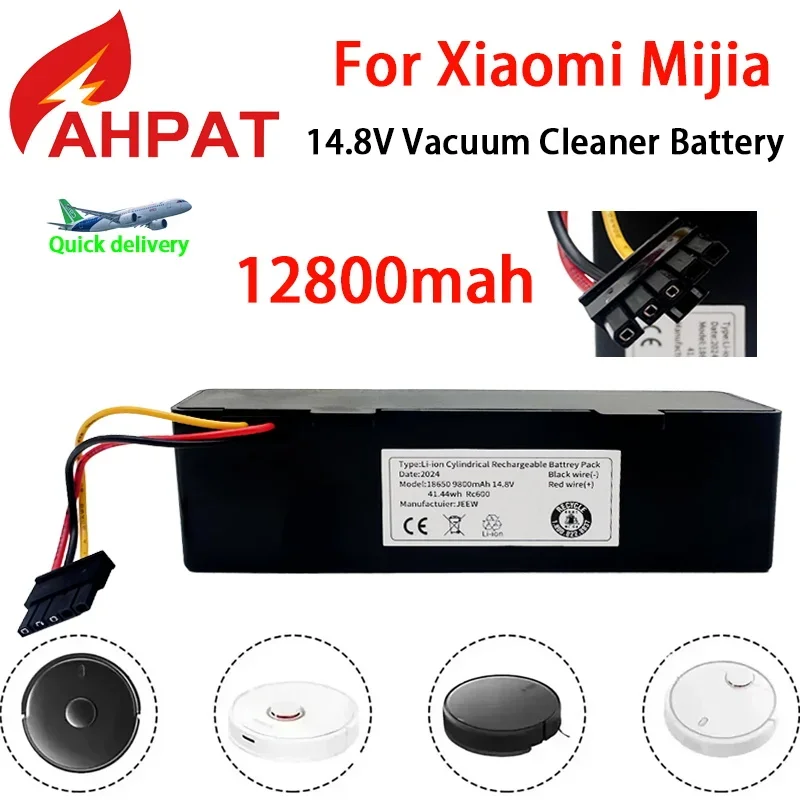 AHPAT Battery Original 14.8V for Xiaomi Mijia LDS Vacuum Cleaner,Mi Robot Vacuum-Mop P,Mi Robot Vacuum-Mop 2S/Haier JX37
AHPAT Battery Original 14.8V for Xiaomi Mijia LDS Vacuum Cleaner,Mi Robot Vacuum-Mop P,Mi Robot Vacuum-Mop 2S/Haier JX37