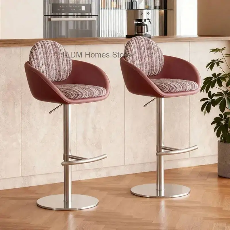 Relaxing With Back Bar Stools Metal Swivel Accent Reception Desks Kitchen Bar Stools Arm Hairdressing Cadeira Trendy Furniture
Relaxing With Back Bar Stools Metal Swivel Accent Reception Desks Kitchen Bar Stools Arm Hairdressing Cadeira Trendy Furniture