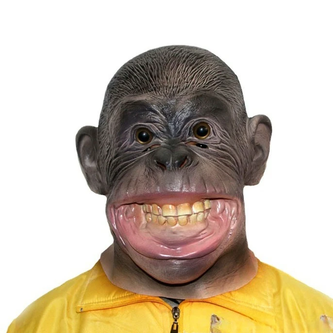 Halloween Headgear Pie Funny Animal Mask Gorilla Headgear Performance Props Cosplay Props Adult Children Latex Mask Head Cover
Halloween Headgear Pie Funny Animal Mask Gorilla Headgear Performance Props Cosplay Props Adult Children Latex Mask Head Cover