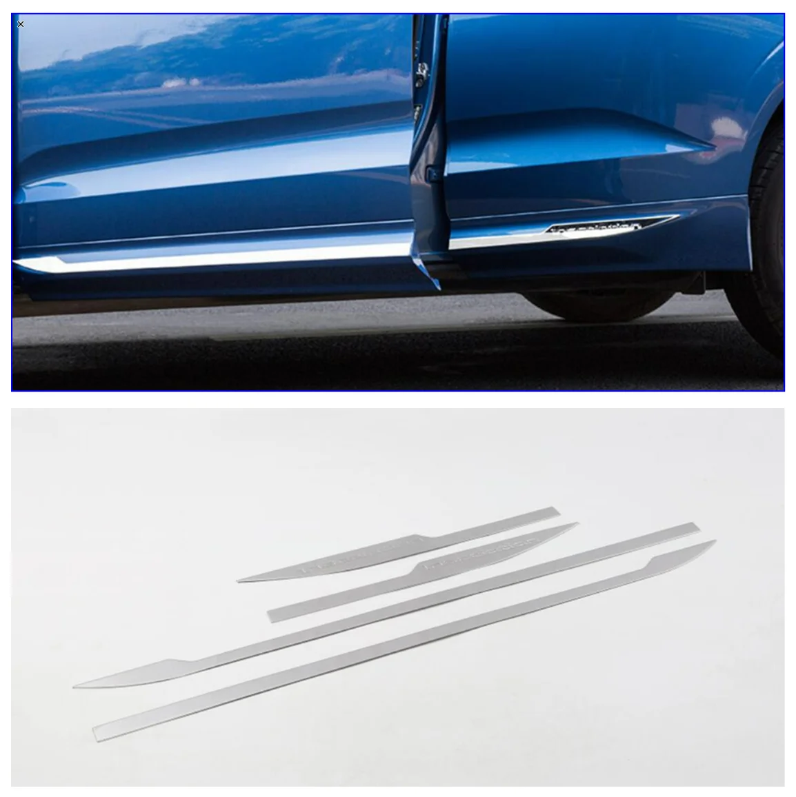 For VOLVO XC60 2018 - 2021 Accessories Exterior Stainless Steel Car Side Door Body Guard Strip Protector Decoration Cover Trim
For VOLVO XC60 2018 - 2021 Accessories Exterior Stainless Steel Car Side Door Body Guard Strip Protector Decoration Cover Trim