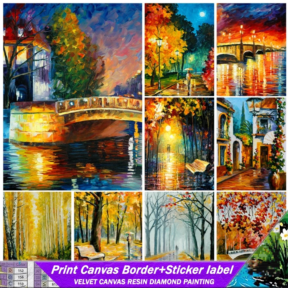 DIY 5D Resin Diamond Painting With Sticker Kits Full Drill Night Scene Oil Mosaic Hand Inlaid Rhinestones Embroidery Home Decor
DIY 5D Resin Diamond Painting With Sticker Kits Full Drill Night Scene Oil Mosaic Hand Inlaid Rhinestones Embroidery Home Decor