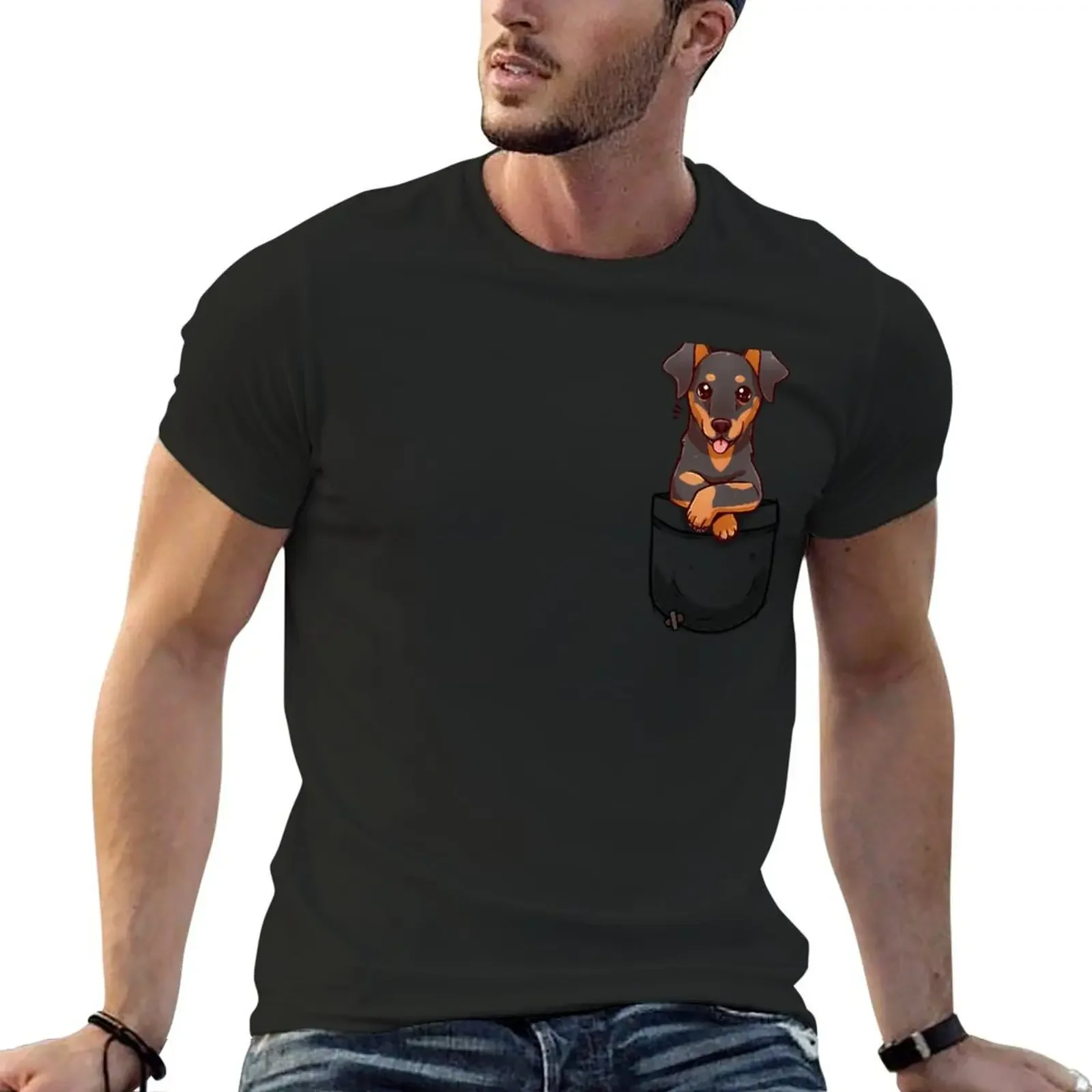 Pocket Cute Dobermann Dog T-Shirt aesthetic clothes affliction shirts Short sleeve tee men
Pocket Cute Dobermann Dog T-Shirt aesthetic clothes affliction shirts Short sleeve tee men
