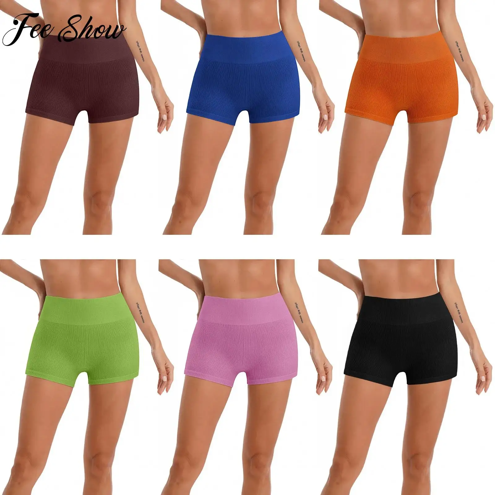Adult Womens Shimmery Yoga Shorts Gym Fitness Bottoms Tummy Control High Waist Stretchy Soft Athletic Shorts for Running Workout 
Adult Womens Shimmery Yoga Shorts Gym Fitness Bottoms Tummy Control High Waist Stretchy Soft Athletic Shorts for Running Workout