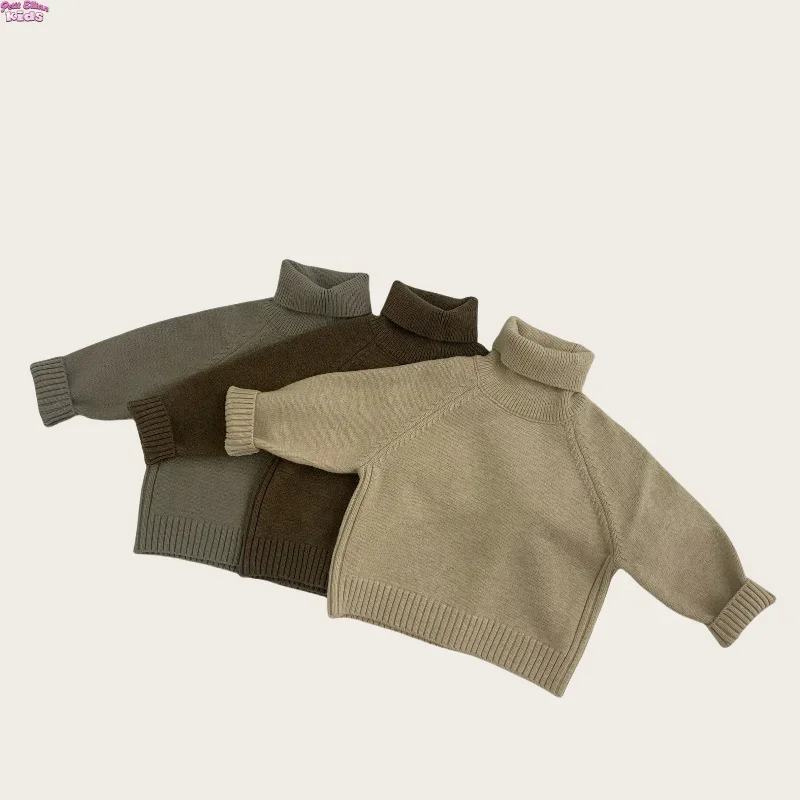 New Arrival Toddler Kids Solid Color Chunky Knit Turtleneck Sweater 1-6Y Children's Tricot Girl Cotton Autumn Winter Warm Top
New Arrival Toddler Kids Solid Color Chunky Knit Turtleneck Sweater 1-6Y Children's Tricot Girl Cotton Autumn Winter Warm Top