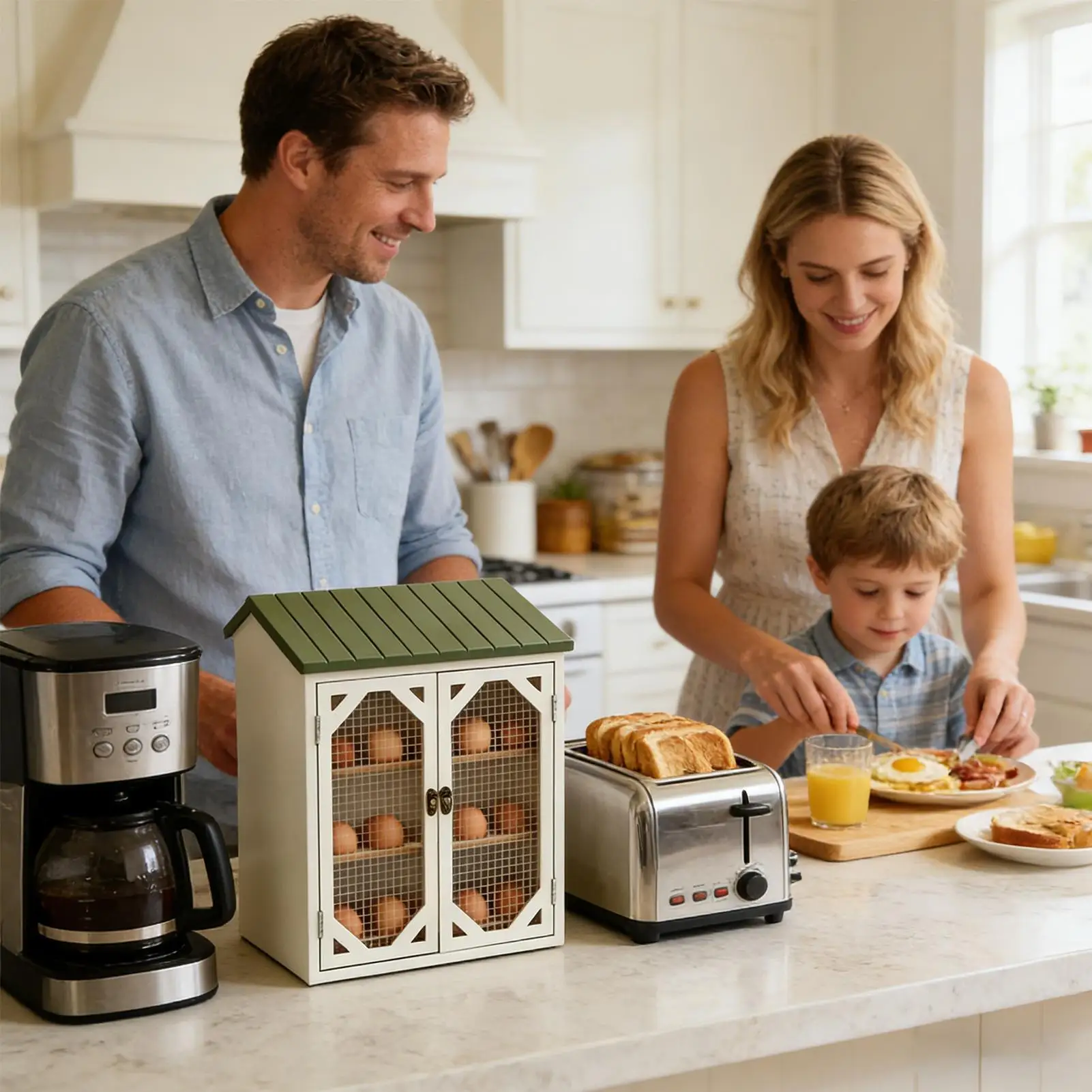 Fresh Egg Holder Farmhouse Storage Cabinet With Double Doors Egg Storage Box With Wire Mesh Window For Home Kitchen Pantry Cabin
Fresh Egg Holder Farmhouse Storage Cabinet With Double Doors Egg Storage Box With Wire Mesh Window For Home Kitchen Pantry Cabin