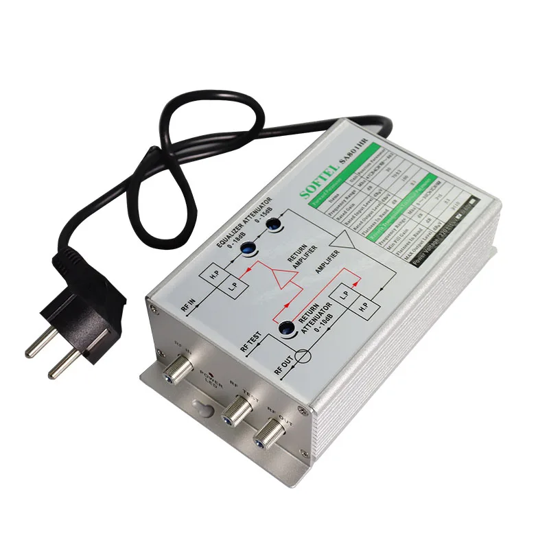 CATV Bi-directional Indoor 45 - 862 MHz UHF&VHF Power Amplifier 100W With Return Path
CATV Bi-directional Indoor 45 - 862 MHz UHF&VHF Power Amplifier 100W With Return Path