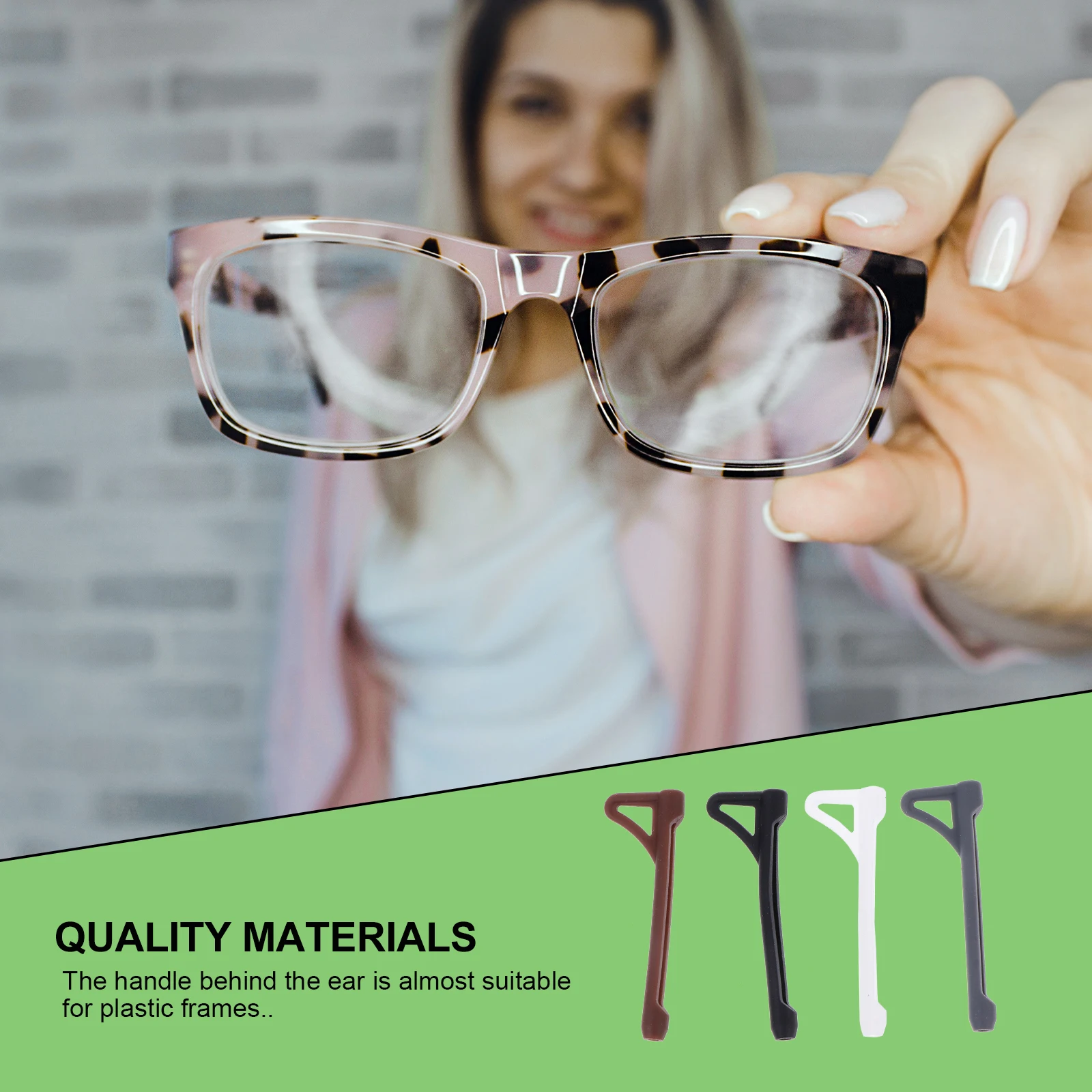 Glasses Retainer Anti-Slip Cover Eyeglasses Sunglasses Ear Grips Silica Gel Sleeve Lightweight Reusable Glasses Temple Tips
Glasses Retainer Anti-Slip Cover Eyeglasses Sunglasses Ear Grips Silica Gel Sleeve Lightweight Reusable Glasses Temple Tips