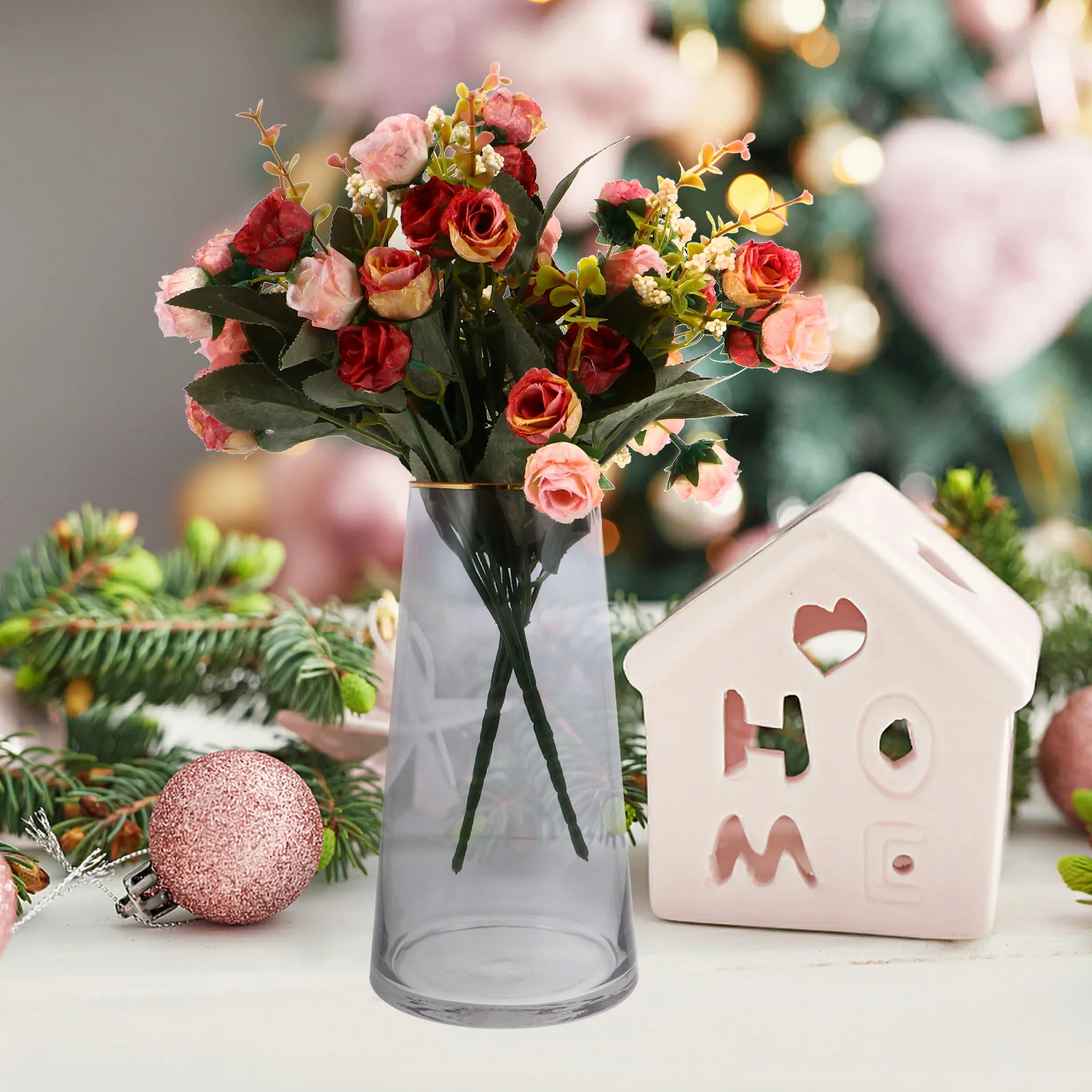 1Pcs Glass Flower Vase Desktop Flowerpot Premium Hydroponics Plant Holder for Flower Arrangement Home Office Decoration
1Pcs Glass Flower Vase Desktop Flowerpot Premium Hydroponics Plant Holder for Flower Arrangement Home Office Decoration
