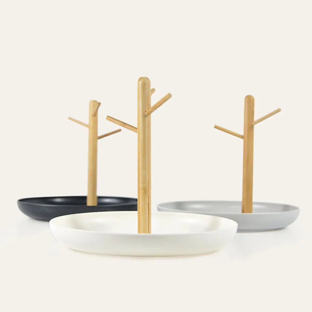 Bamboo Jewelry Display Rack Durable ABS Material Necklace Holder Earrings Tray Creative Model Fashionable Storage
Bamboo Jewelry Display Rack Durable ABS Material Necklace Holder Earrings Tray Creative Model Fashionable Storage