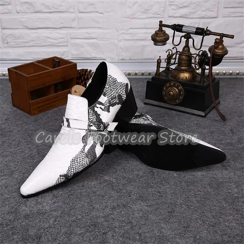 British Style Crocodile Print Pointed Toe Male Loafers Handmade Genuine Leather Lace-Up Oxford Party Wedding Business Shoes
British Style Crocodile Print Pointed Toe Male Loafers Handmade Genuine Leather Lace-Up Oxford Party Wedding Business Shoes