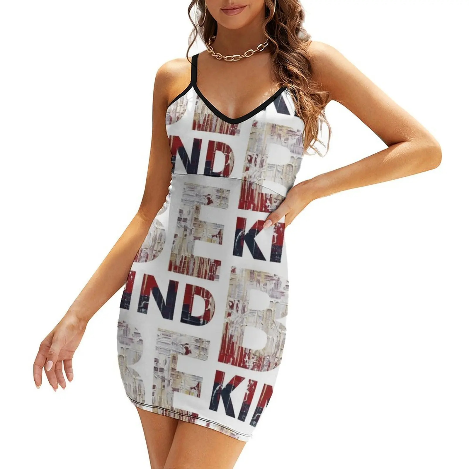 BE KIND paint version Sling Dress cute dress dresses for prom Cocktail of dresses Dress woman
BE KIND paint version Sling Dress cute dress dresses for prom Cocktail of dresses Dress woman