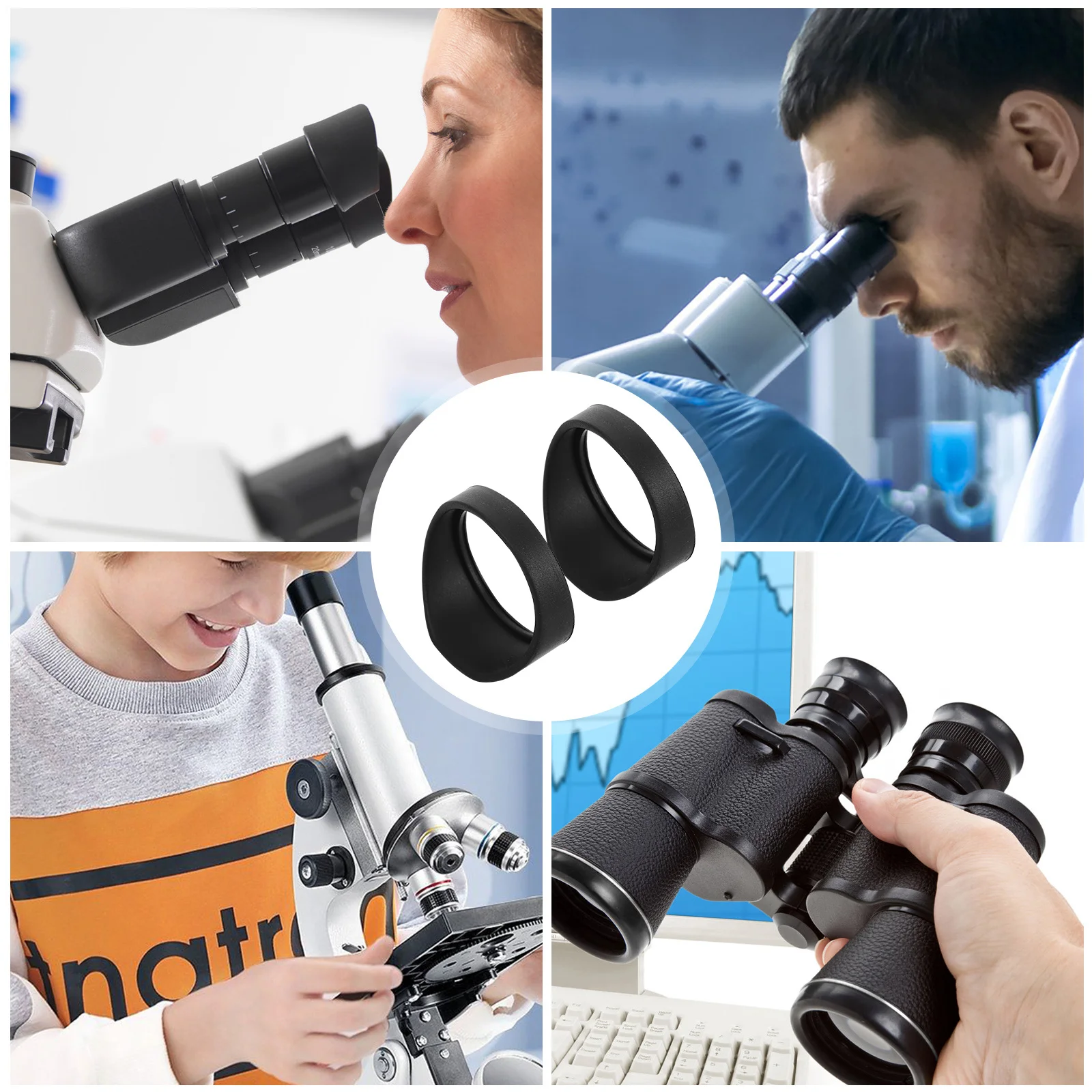2 Pcs Microscope Eyepiece Cover Reusable Cup Sleeve Telescope Protector Guard Lid Plastic Compatibility Laboratory Easy
2 Pcs Microscope Eyepiece Cover Reusable Cup Sleeve Telescope Protector Guard Lid Plastic Compatibility Laboratory Easy