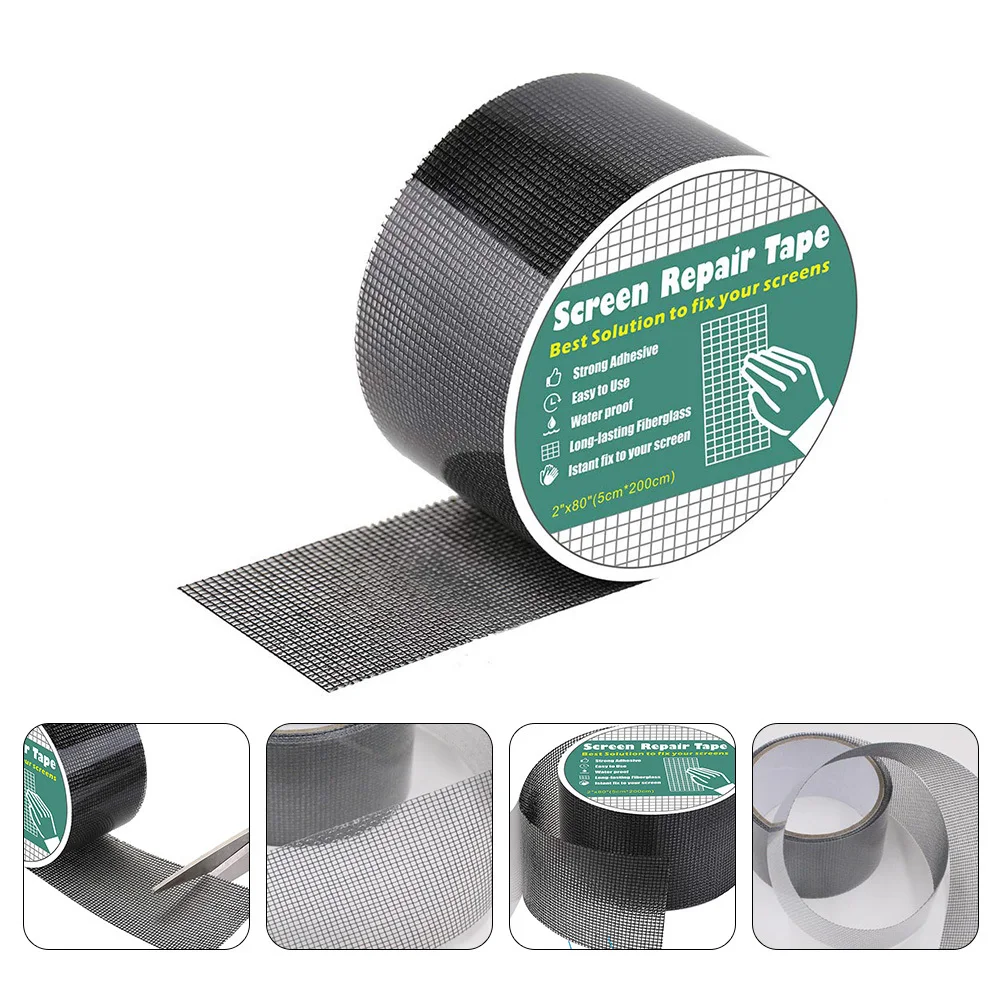 1Pcs Window Repair Tape Self-Adhesive Screen Patch for Holes Cracks Waterproof Insect Barrier Sticker for Home Office Kitchen
1Pcs Window Repair Tape Self-Adhesive Screen Patch for Holes Cracks Waterproof Insect Barrier Sticker for Home Office Kitchen