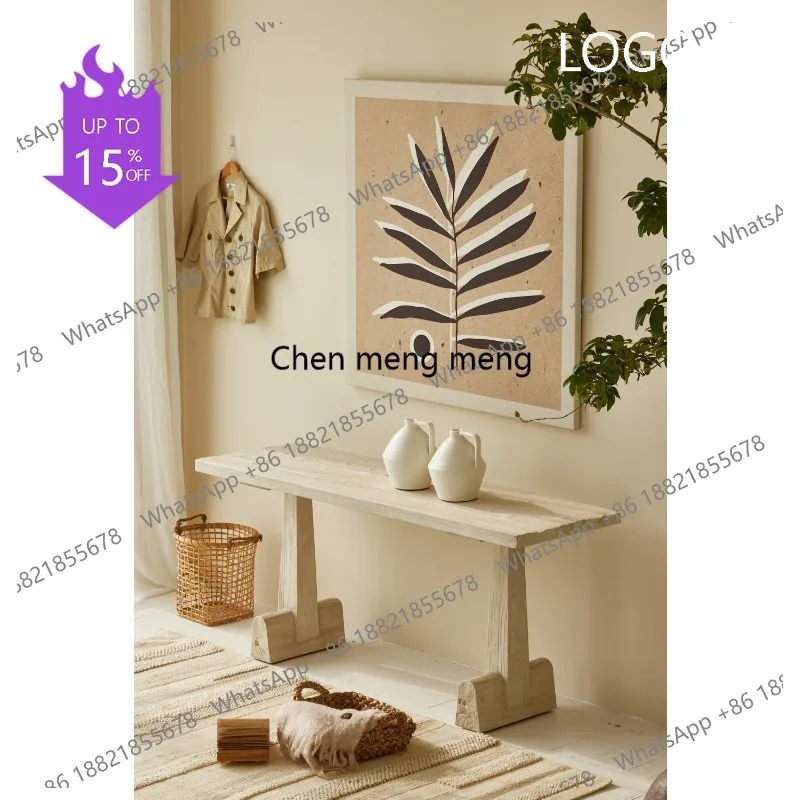 Modern Minimalist Pine Console Table, Suitable for Home Living Rooms and Villa Décor
Modern Minimalist Pine Console Table, Suitable for Home Living Rooms and Villa Décor