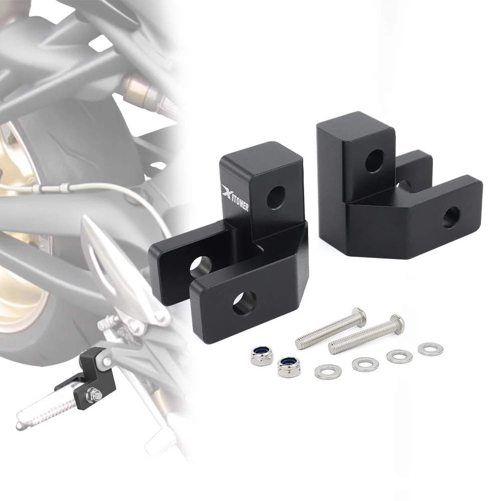 For Triumph Daytona Speed Triple Street Triple/Cup Thruxton Motorcycle Rider Foot Pegs Footrests Front Footpeg Lowering Brackets
For Triumph Daytona Speed Triple Street Triple/Cup Thruxton Motorcycle Rider Foot Pegs Footrests Front Footpeg Lowering Brackets