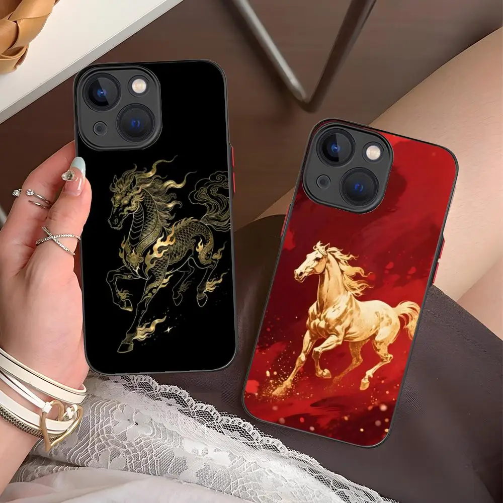 Golden Horse Year Mobile Phone Case for iPhone 17 16 15 14 13 12 11 X XR XS 8 7 Air Pro Max Plus Mini Colorful Silicone Cover
Golden Horse Year Mobile Phone Case for iPhone 17 16 15 14 13 12 11 X XR XS 8 7 Air Pro Max Plus Mini Colorful Silicone Cover