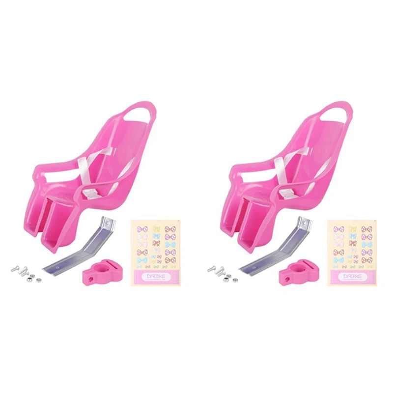 2X Universal Doll Bike Seat With Stickers DIY Decal Girls Kids Bike Accessories,Pink
2X Universal Doll Bike Seat With Stickers DIY Decal Girls Kids Bike Accessories,Pink