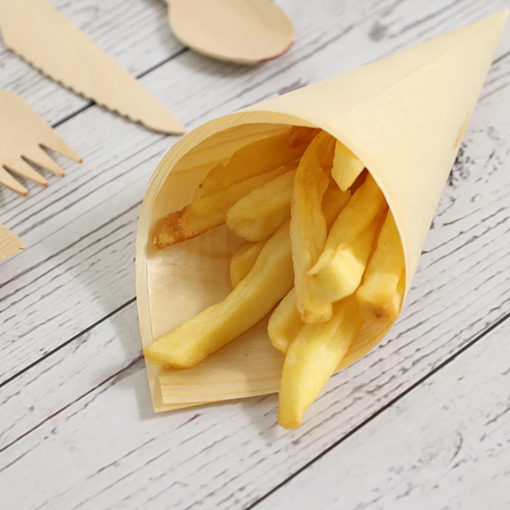 150 Pcs Wooden Egg Roll Container Charcuterie Cones Food Compact Ice Cream Small Delicate Dessert Accessory Multi-function
150 Pcs Wooden Egg Roll Container Charcuterie Cones Food Compact Ice Cream Small Delicate Dessert Accessory Multi-function