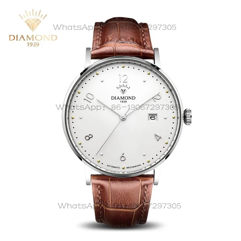 24-Hour Shipping Diamond Watch Men's Automatic Mechanical Large Dial Simple Waterproof Fashion Ultra-thin Retro Men's Watch
24-Hour Shipping Diamond Watch Men's Automatic Mechanical Large Dial Simple Waterproof Fashion Ultra-thin Retro Men's Watch