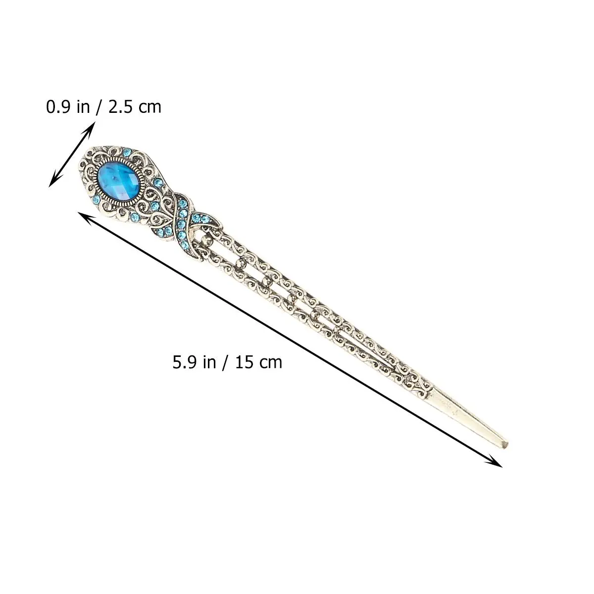 2PCS Rhinestone Hairpins Vintage Bronze Retro Clip Claw Traditional Chinese Style Elegant Hair Accessories Women
2PCS Rhinestone Hairpins Vintage Bronze Retro Clip Claw Traditional Chinese Style Elegant Hair Accessories Women