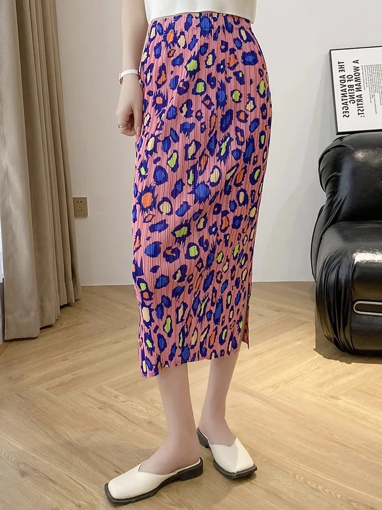 Pink Leopard Print Half Skirt Three-dimensional Pleated Elastic Fabric High Waist A-line Skirt Casual Wear Summer New Arrival
Pink Leopard Print Half Skirt Three-dimensional Pleated Elastic Fabric High Waist A-line Skirt Casual Wear Summer New Arrival