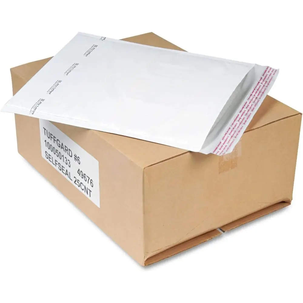 Cushioned Mailer #6 12.5 x 19 White, Pack of 25
Cushioned Mailer #6 12.5 x 19 White, Pack of 25