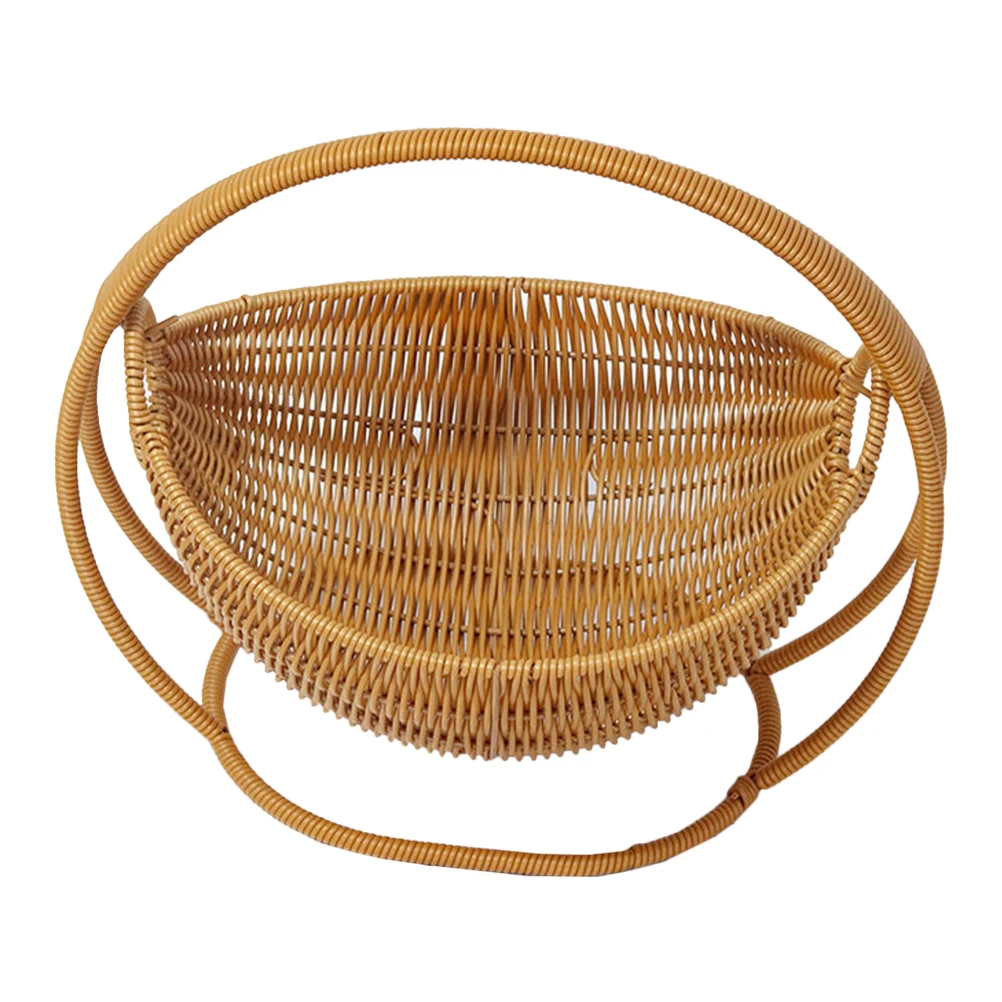 Imitation Rattan Fruit Basket Kitchen Counter Decor Countertop Organizer Snack Bowl Picnic Tray Smooth Lightweight
Imitation Rattan Fruit Basket Kitchen Counter Decor Countertop Organizer Snack Bowl Picnic Tray Smooth Lightweight