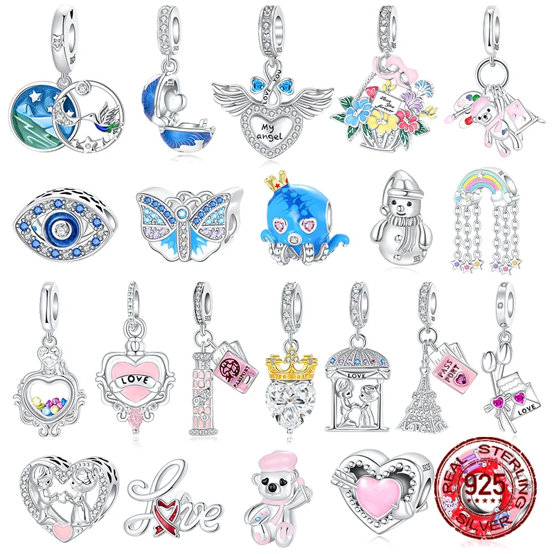 925 Sterling Silver Love Letter Christmas Deer Ring Devil's Eye Series Bracelet Charm Beads Necklace Diy Female Jewelry
925 Sterling Silver Love Letter Christmas Deer Ring Devil's Eye Series Bracelet Charm Beads Necklace Diy Female Jewelry
