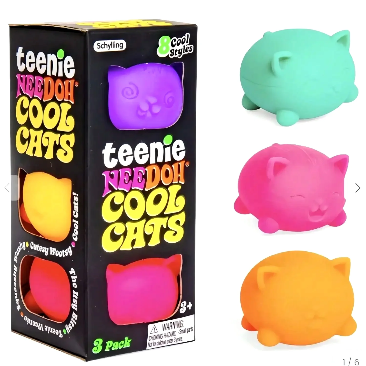 NeeDoh New In-Stock Cool Cats Squishy TPR Stress Relief Toy
NeeDoh New In-Stock Cool Cats Squishy TPR Stress Relief Toy