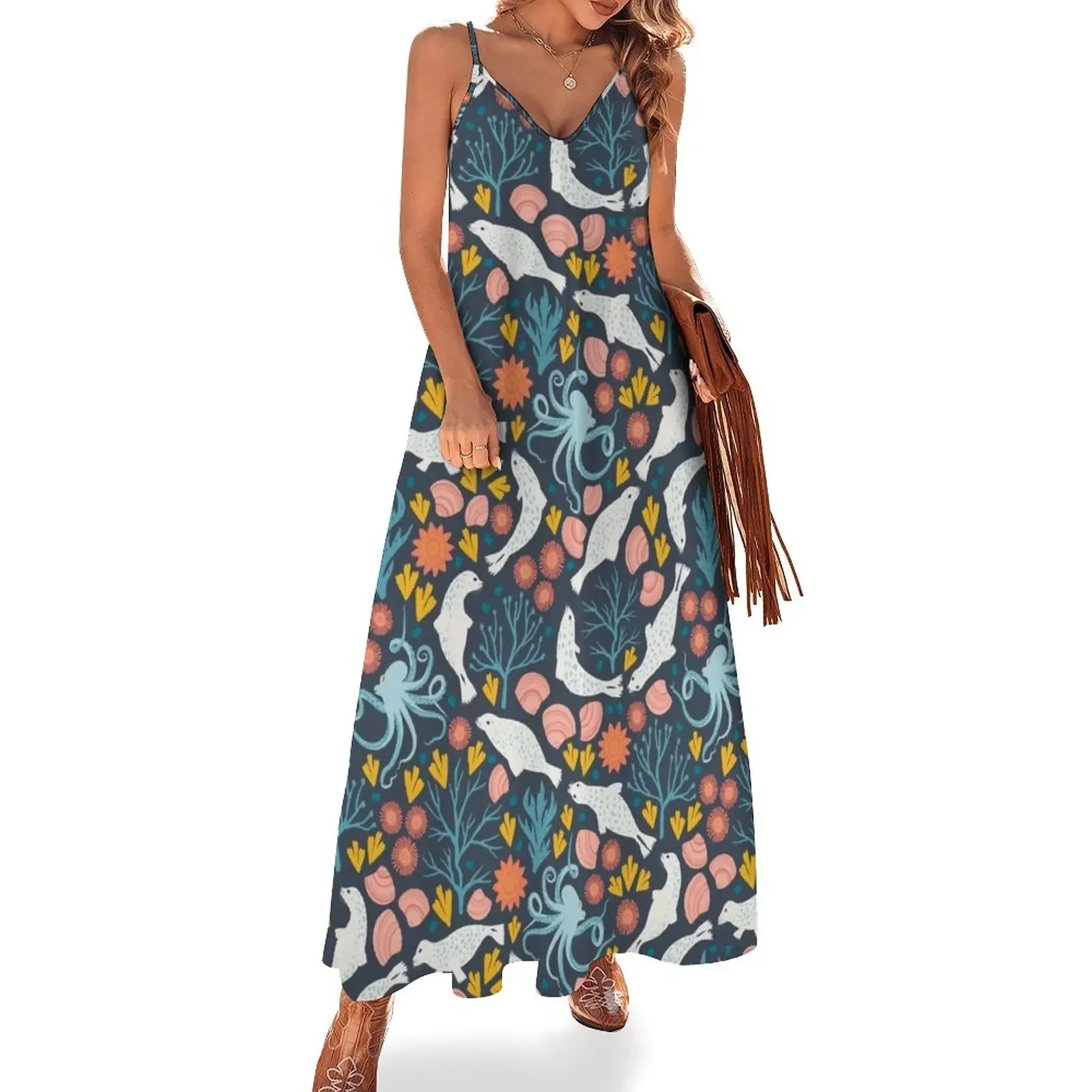 Seals Playing Underwater Pattern Sleeveless Dress luxury evening dresses 2025 dress women elegant luxury
Seals Playing Underwater Pattern Sleeveless Dress luxury evening dresses 2025 dress women elegant luxury